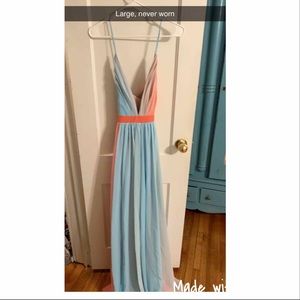 Spaghetti strap maxi dress! Never worn!